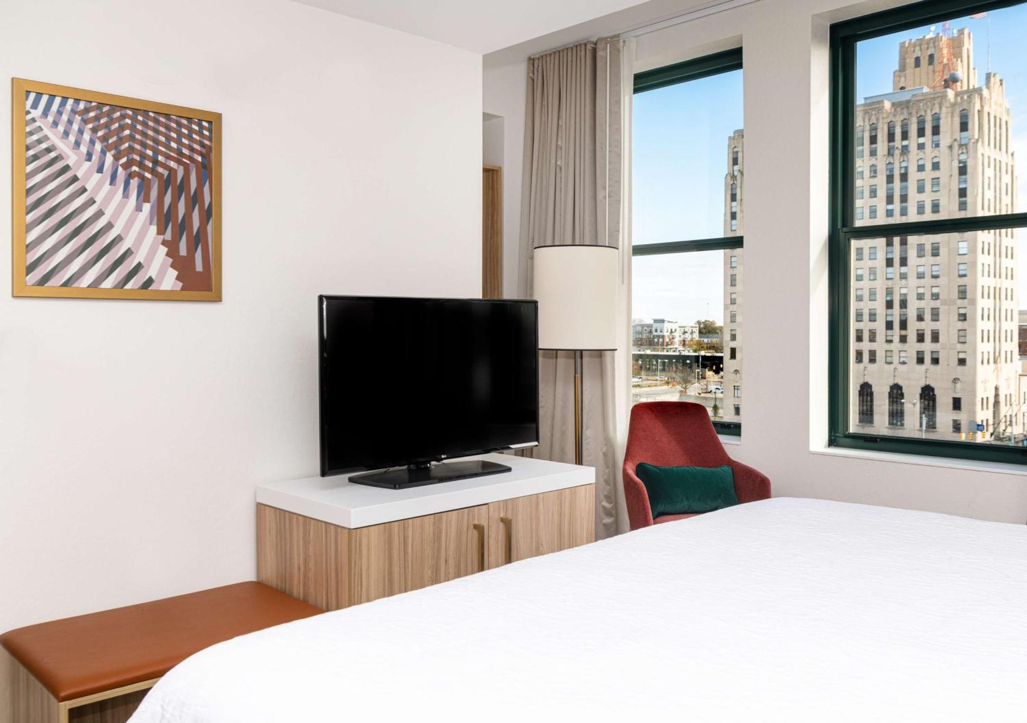 Hilton Garden Inn Flint Downtown المظهر الخارجي الصورة